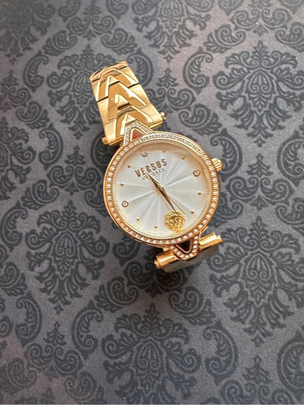 Versus Versace Gold-Tone Women's Bracelet Watch with White Dial